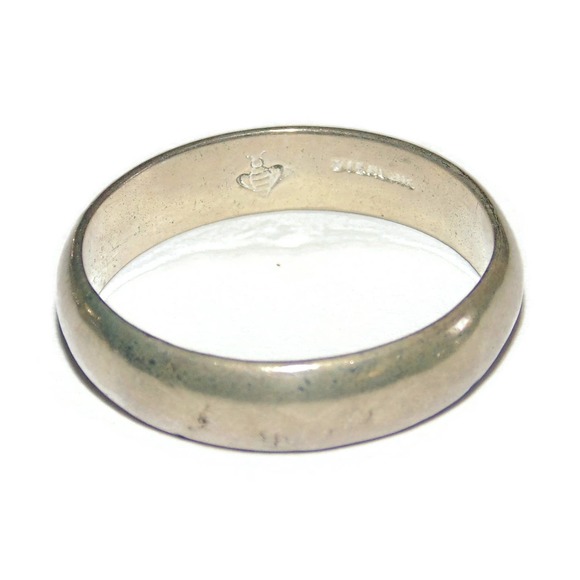 925 Sterling Silver Wedding Promise Ring Engagement Anniversary Band Ring